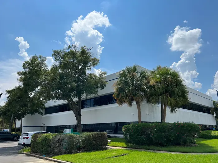 Exterior of Lakehurst Building, an office building at 5950 Lakehurst Dr in Orlando, Florida